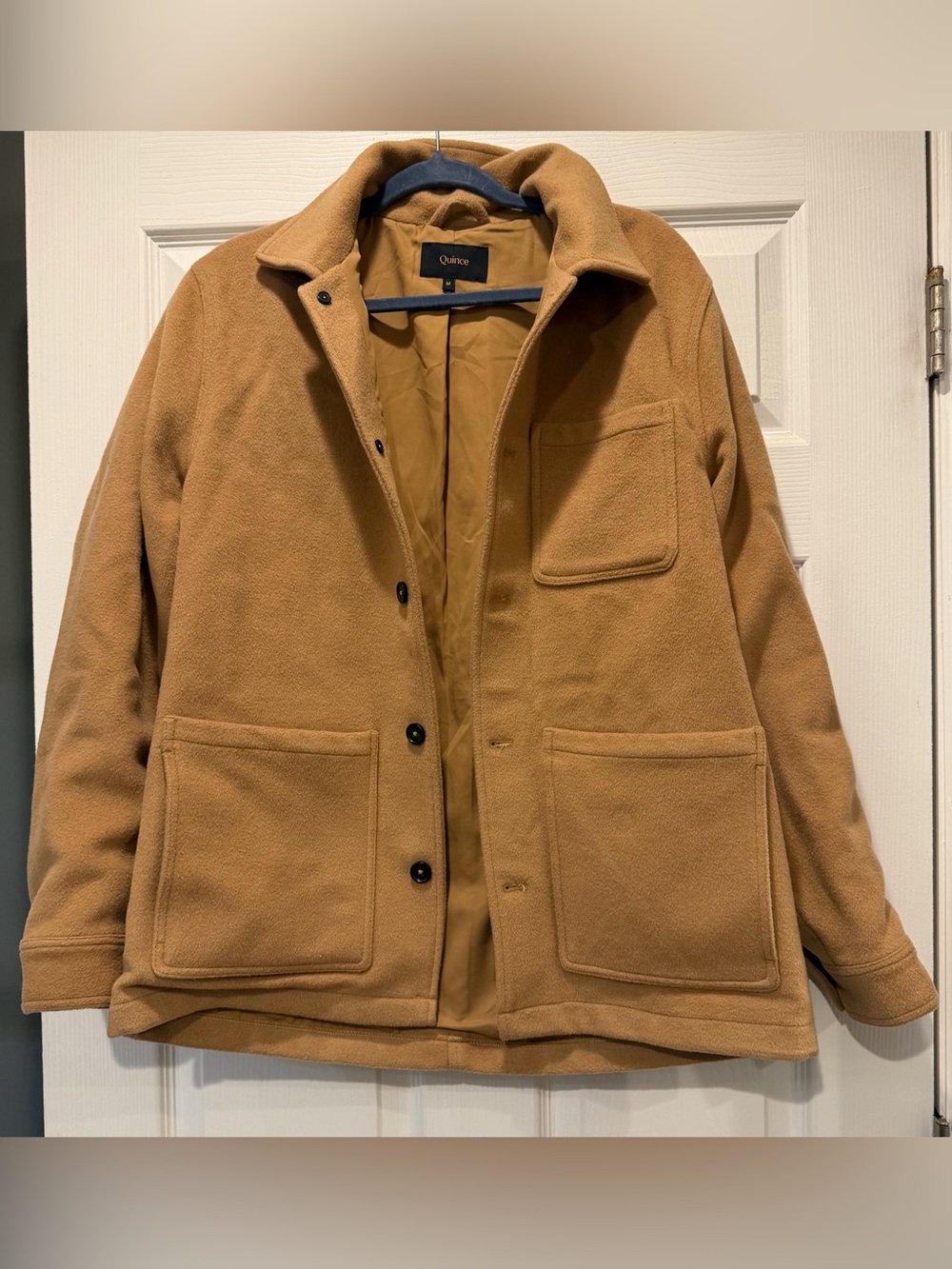 Quince size medium wool & cashmere blend coat (jacket)
